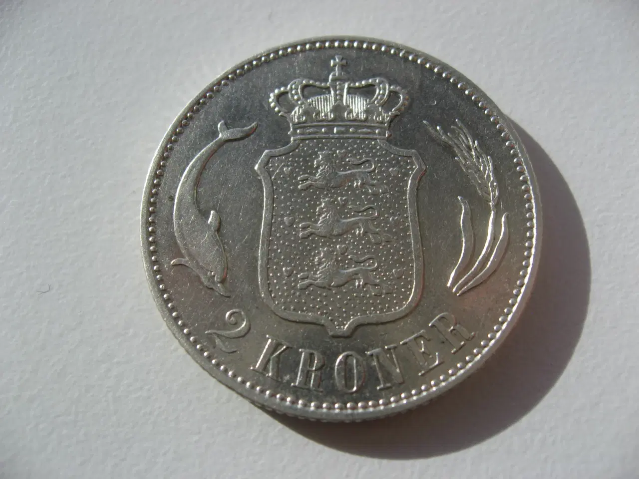 Billede 6 - Særdeles flot sølv 2 kr 1897, den bedste i serien