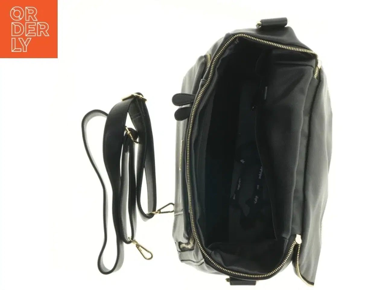 Billede 5 - Sort skuldertaske fra Protealine (str. 38 x 35 cm)