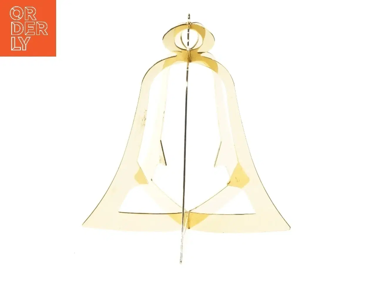 Billede 2 - Guld dekorationsklokke (str. 19 cm)