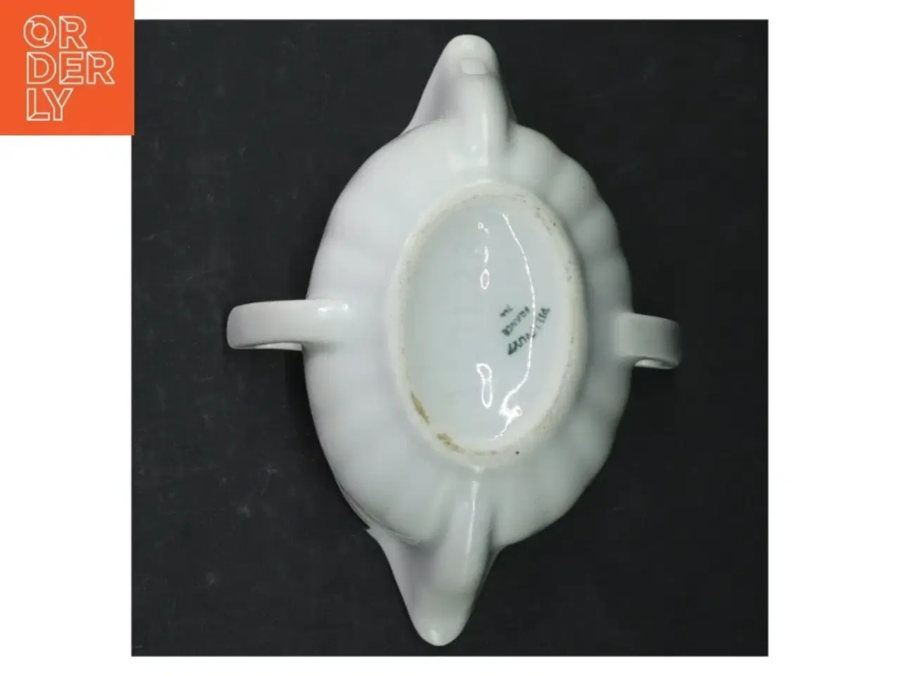 Billede 3 - Hvidt porcelænssovseskål fra Pillivuyt (str. 17x12 cm)