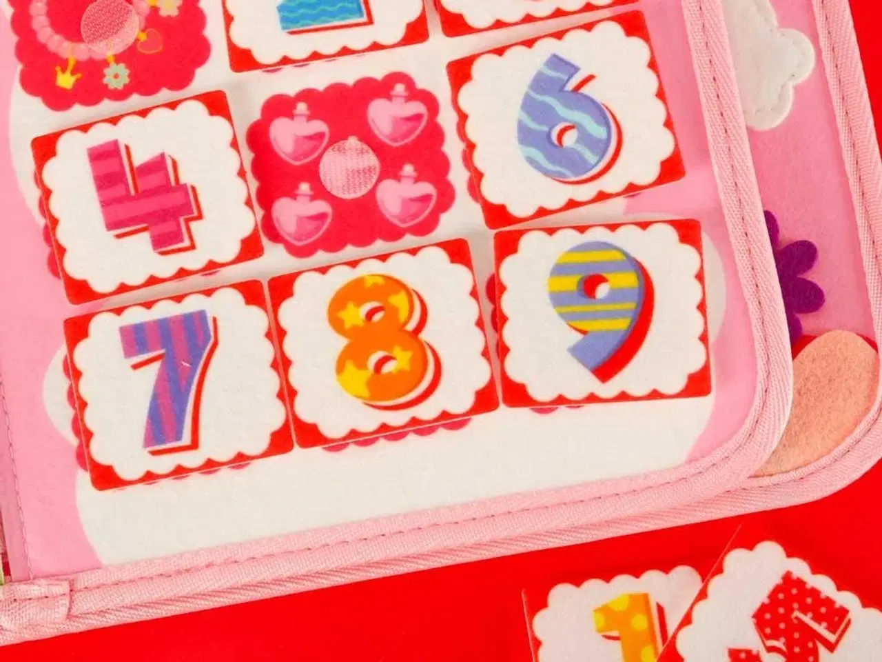 Billede 18 - Sanse- og Montessori aktivitetsmappe rygsæk – pink