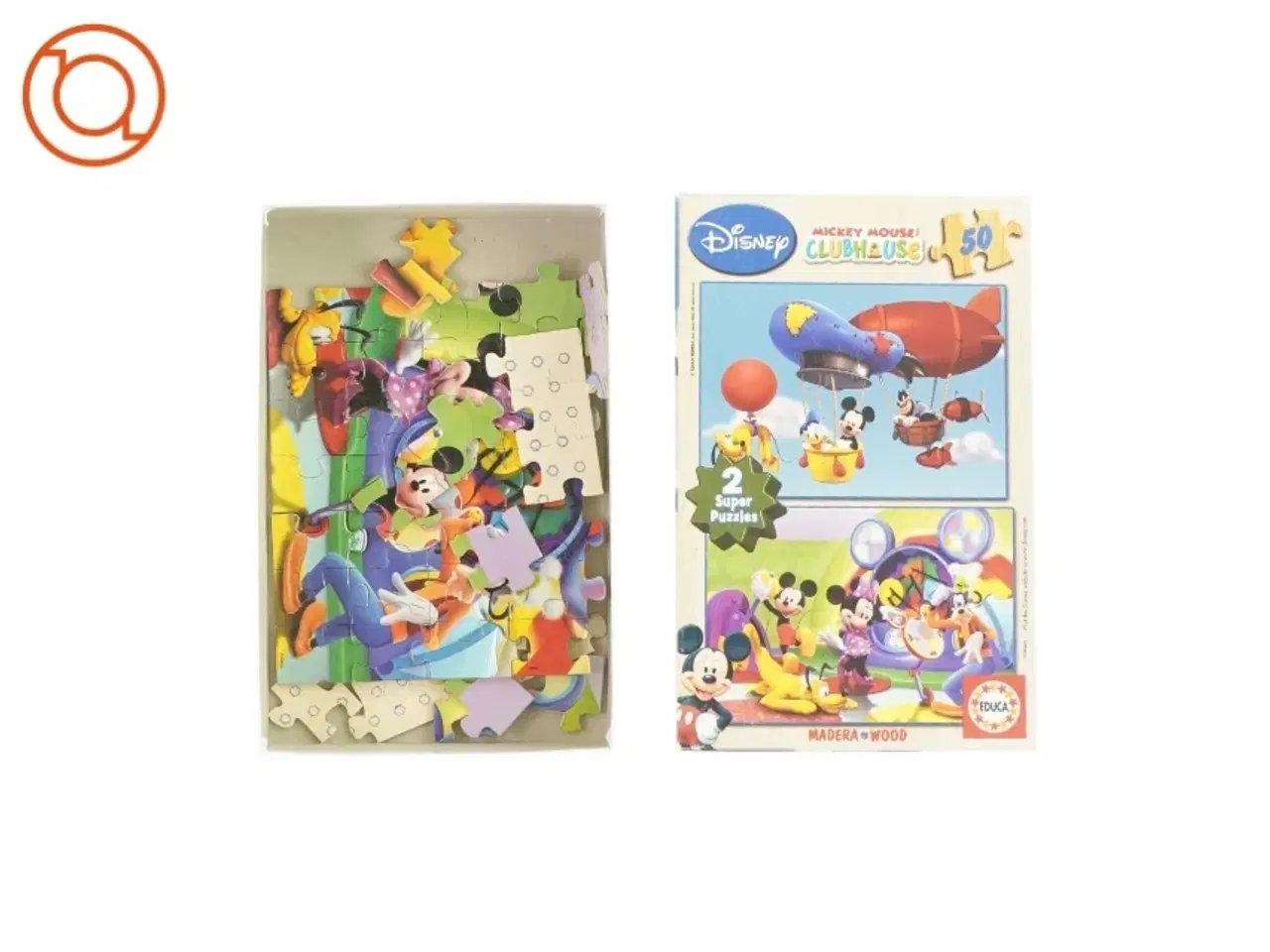 Billede 3 - Mickey Mouse clubhouse puslespil (2 styks i pakken)