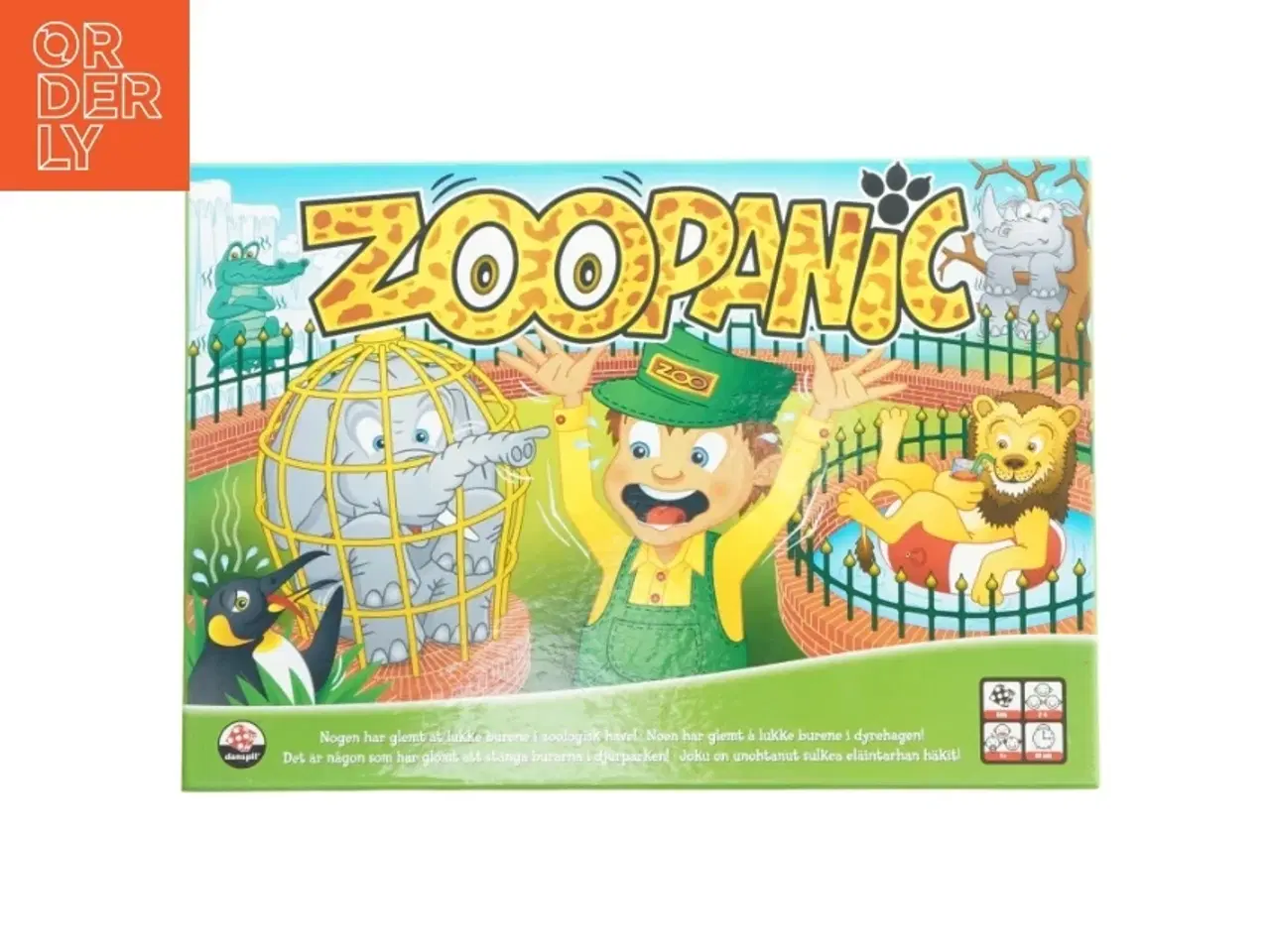 Billede 1 - Zoopanic brætspil fra Danspil (str. 38,5x27 cm)