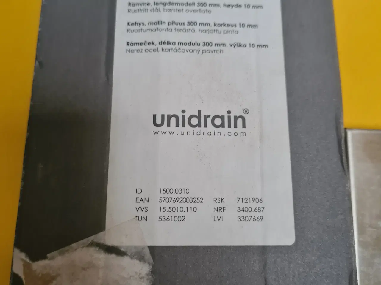 Billede 2 - Unidrain afløbsramme