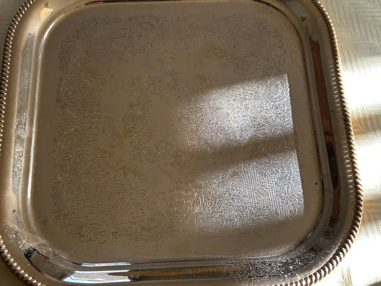Billede 3 - Serveringsfad belagt med 24 krt. guld