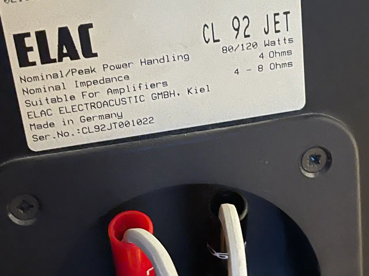 Billede 5 - Elac CL 92 JET højtalere