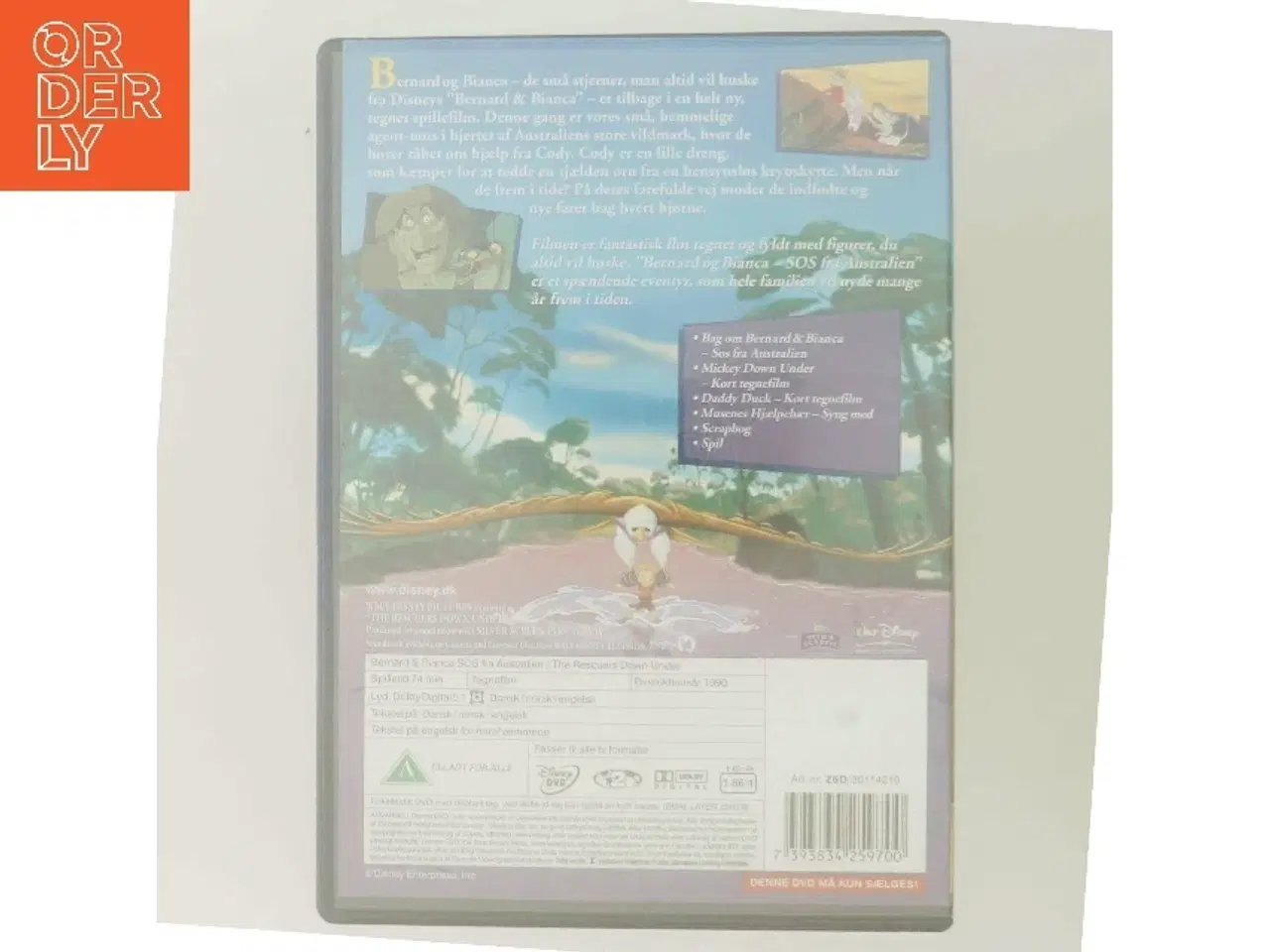 Billede 3 - Bernard & Bianca fra Walt Disney (DVD)