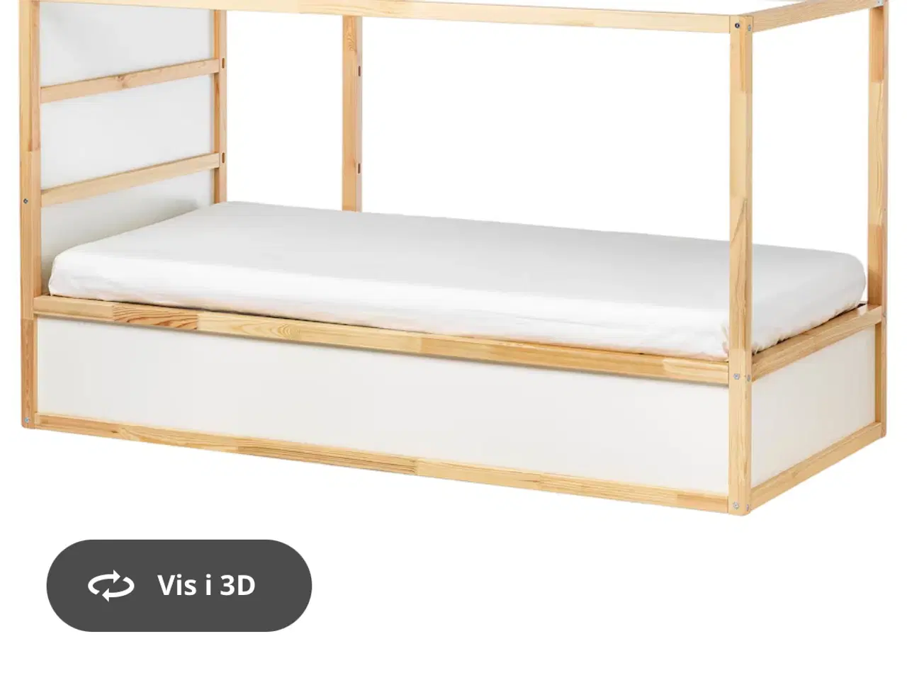 Billede 2 - Ikea Kura børneseng inkl madras og havhimmel