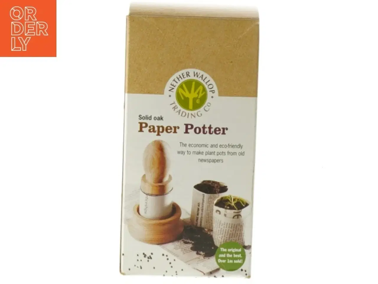 Billede 7 - Paper Potter til plantepotter (str. H. 13 cm. ø. 7,5 cm)