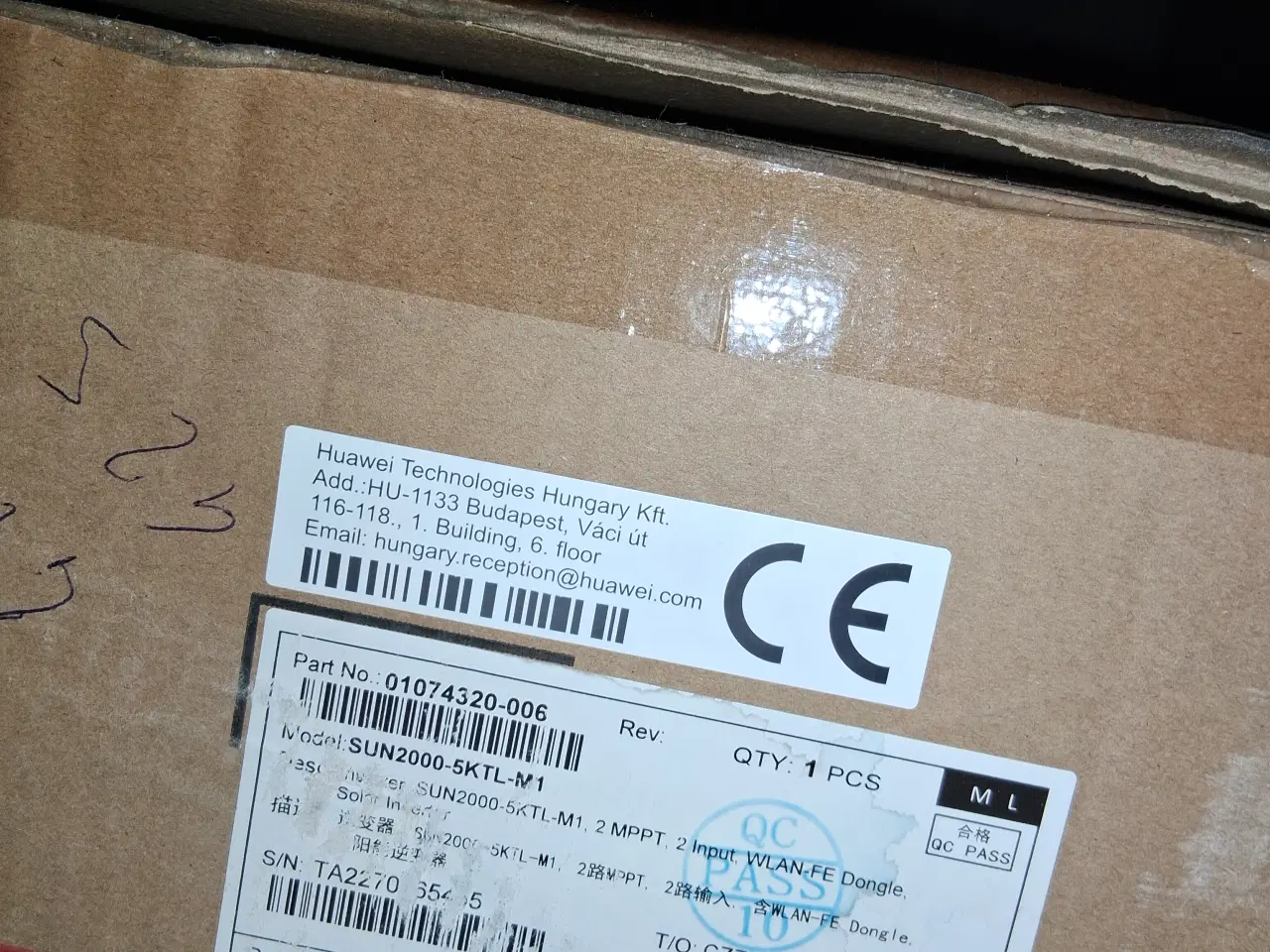 Billede 4 - Huawei Inverter SUN2000 5KTL-M1 - Inverter til hus