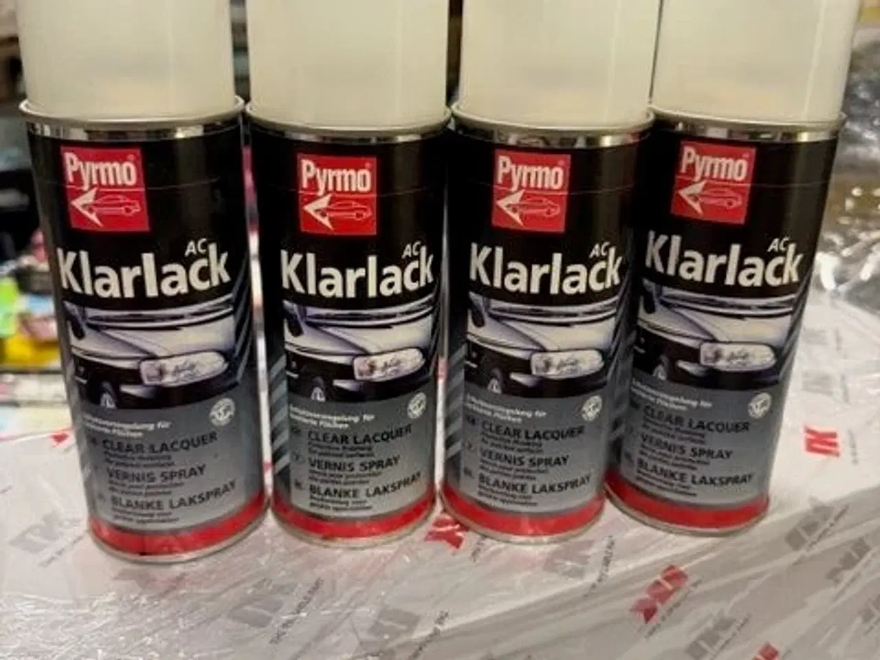 Billede 1 - 4 stk. Klarlak PYRMO