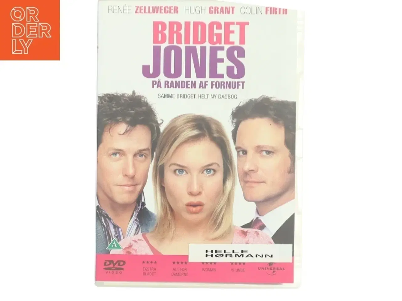 Billede 1 - Bridget Jones - På randen af fornuft (DVD) med Renée Zellweger (DVD)