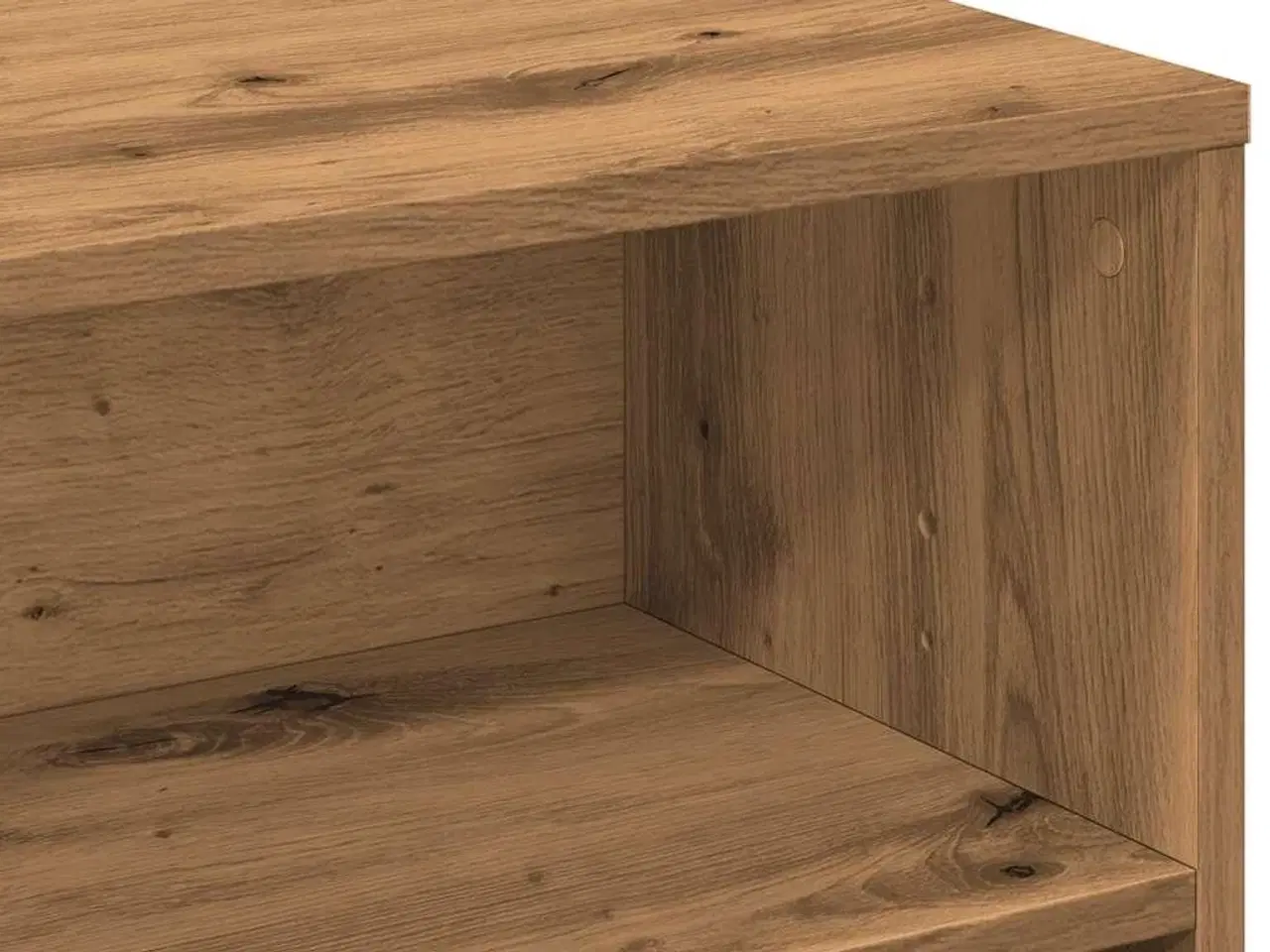 Billede 7 - Tv-bord 100x40x40 cm konstrueret træ kunsteg