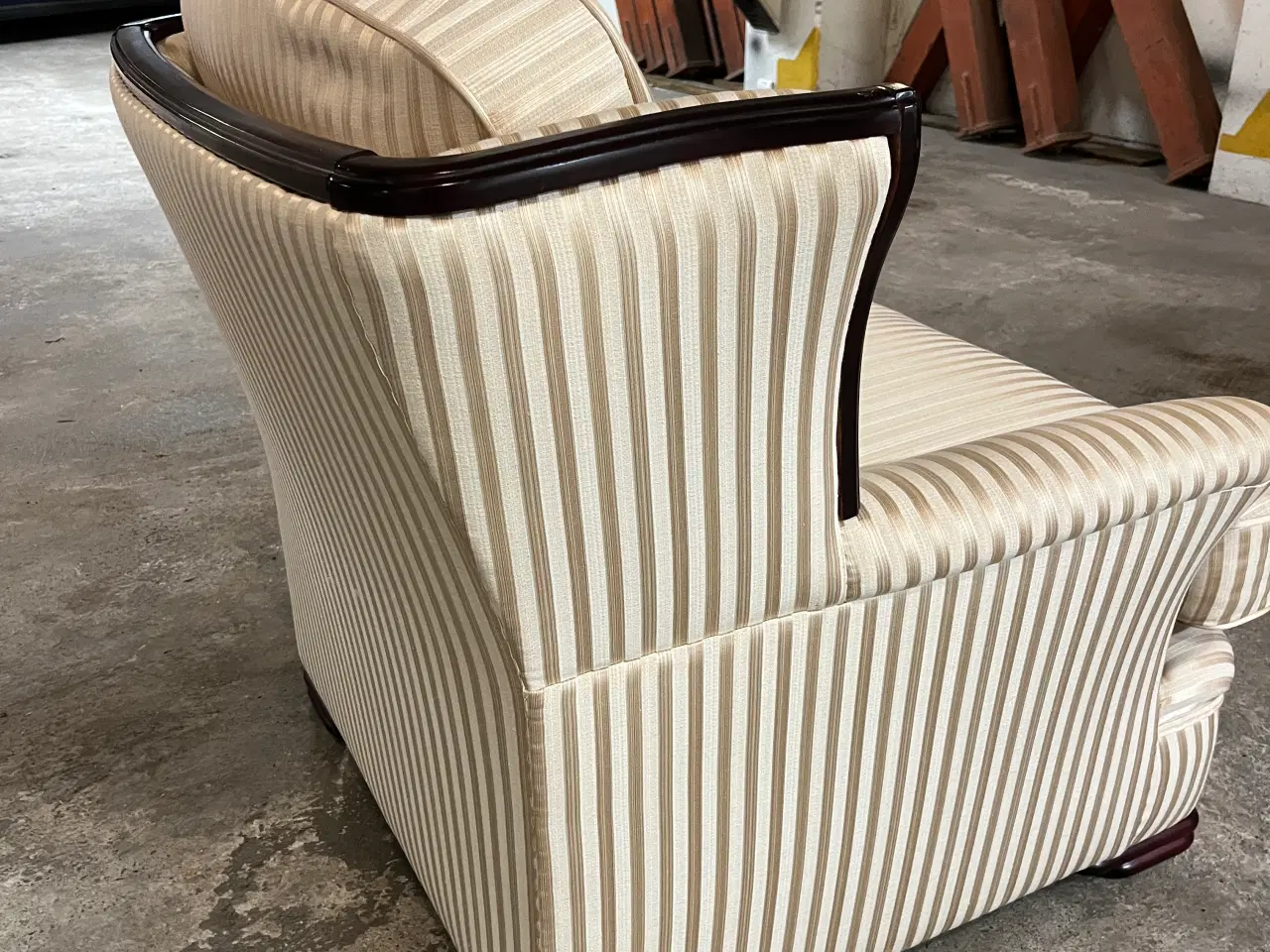 Billede 4 - Sofagruppe beige silkesatin - NY PRIS!
