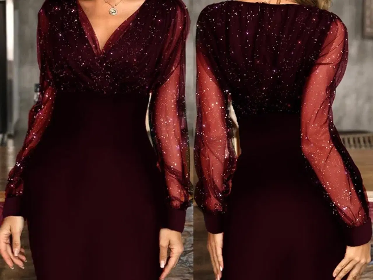 Billede 6 - Sequin Glitter.sparkeling Bodycoon Party dress.
