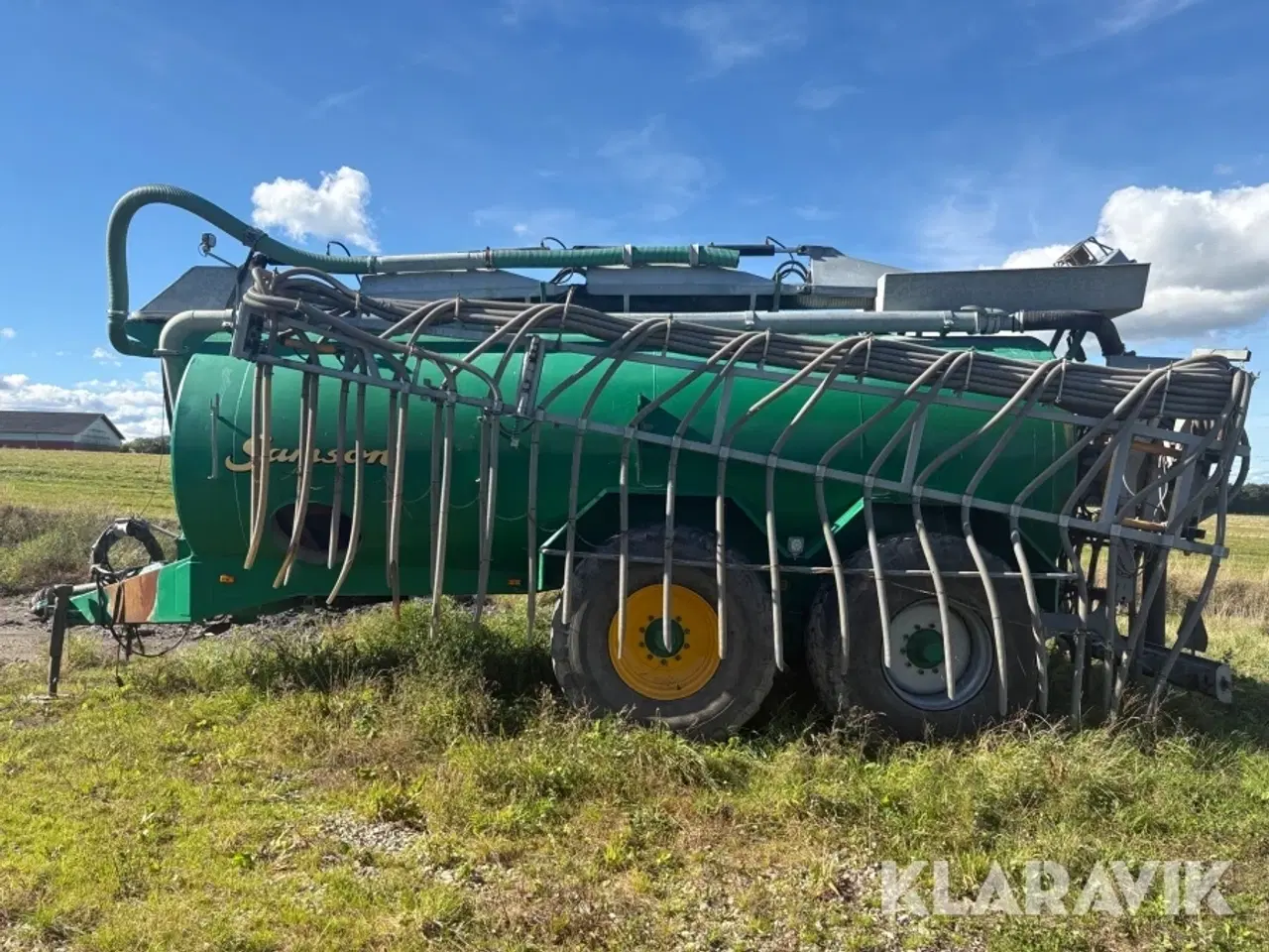 Billede 2 - Gyllevogn Samson PG20 med 20 meter slangebom
