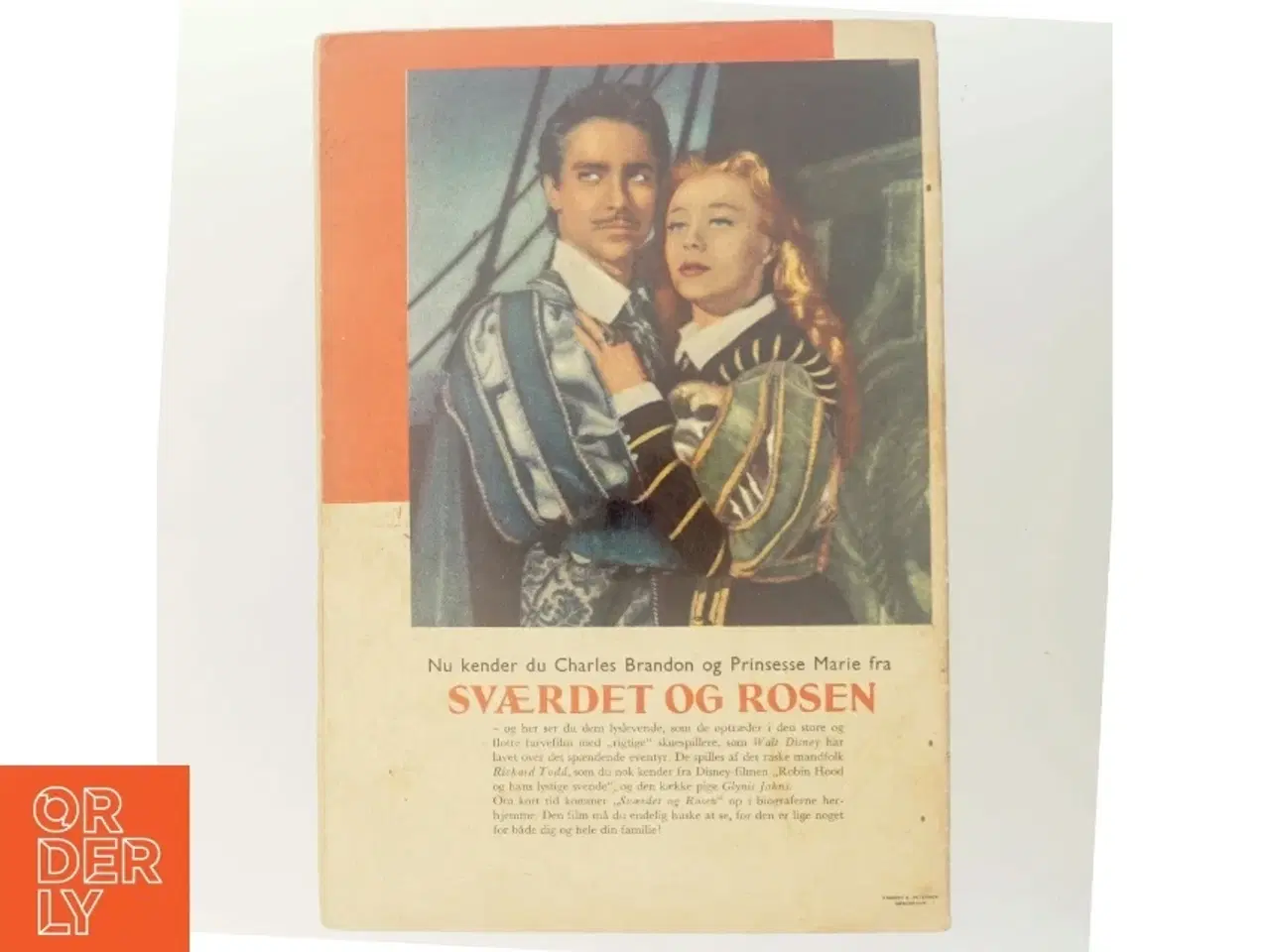 Billede 2 - Walt Disney&#39;s Sværdet og Rosen Bog fra Disney