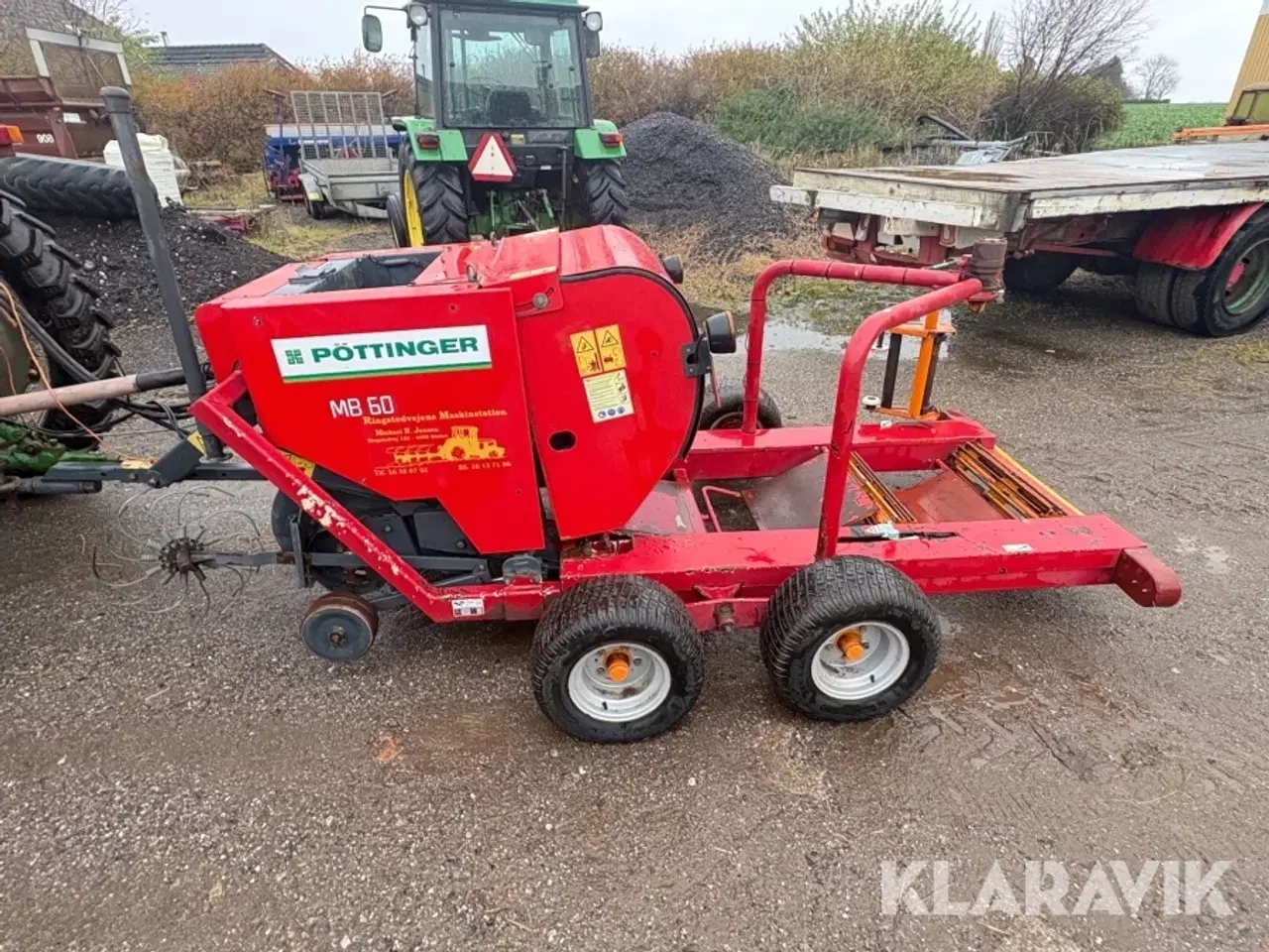 Billede 2 - Combi rundballepresser med wrapper Pöttinger MB60