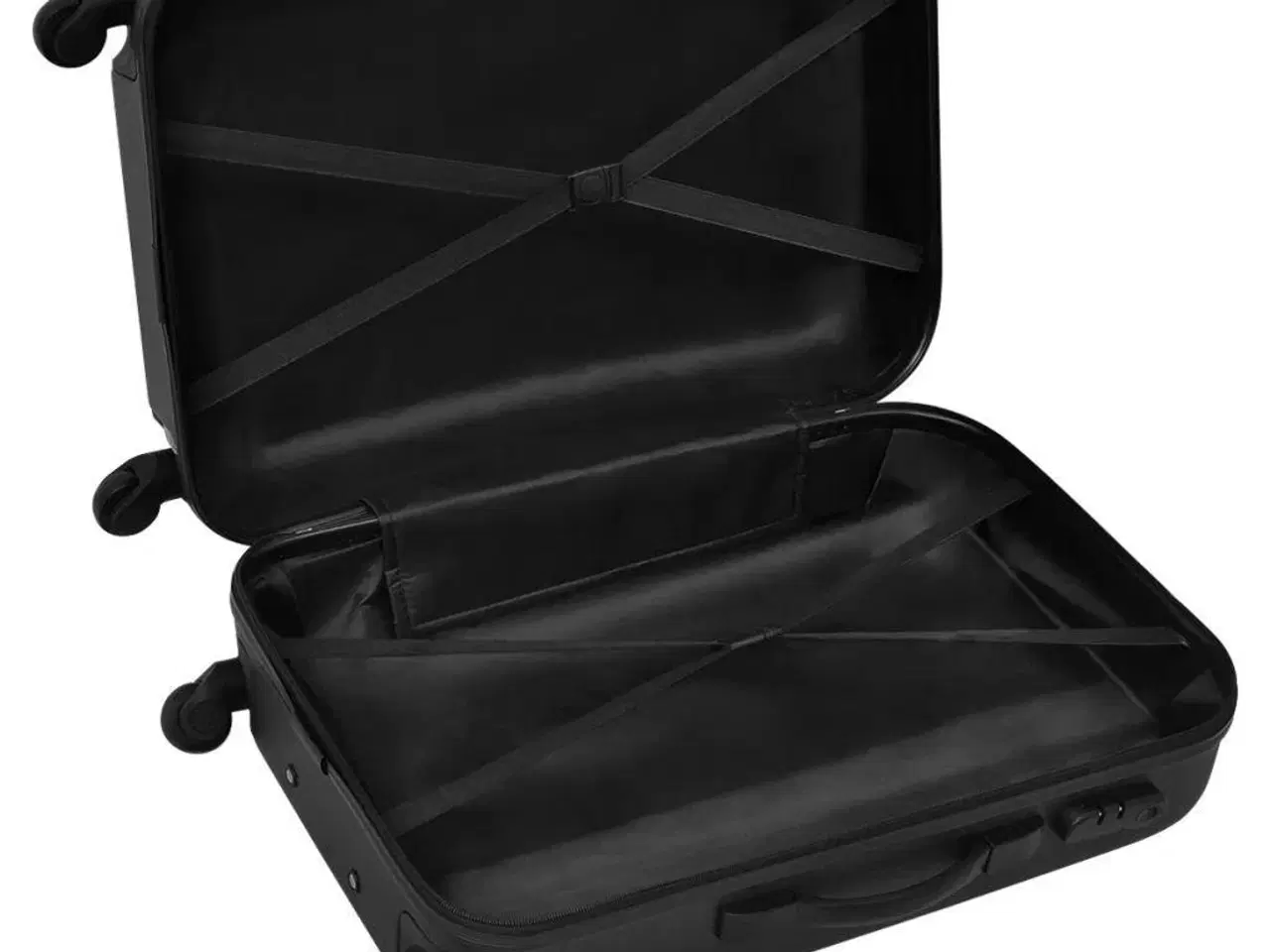 Billede 5 - Hardcase trolleysæt 45,5/55/66 cm sort