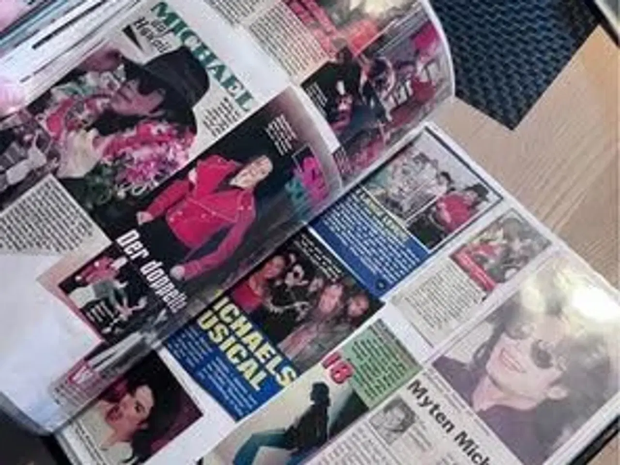 Billede 8 - Udklip/scrap book Michael jackson