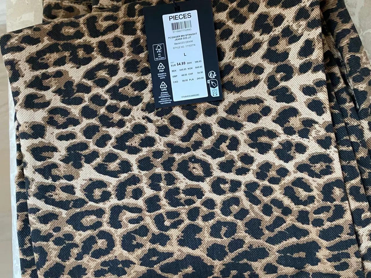 Billede 3 - Bukser i dyreprint, 