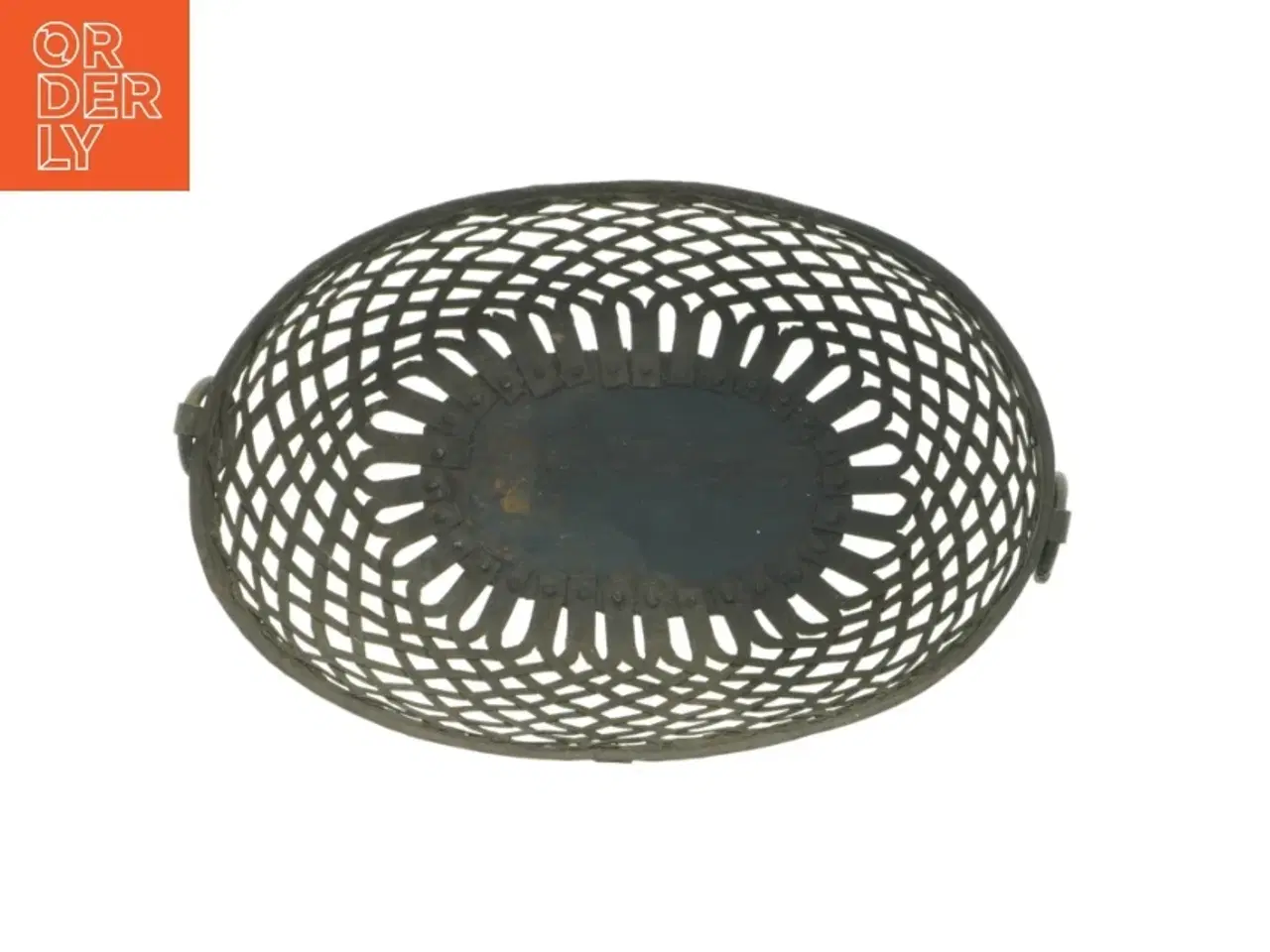 Billede 2 - Smedejern Metal kurv med håndtag (str. 36 x 24 x 12 cm)