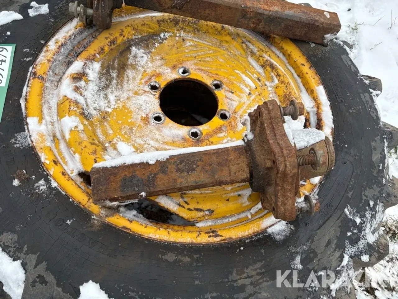 Billede 5 - Dæk med nav Goodyear 2 styk