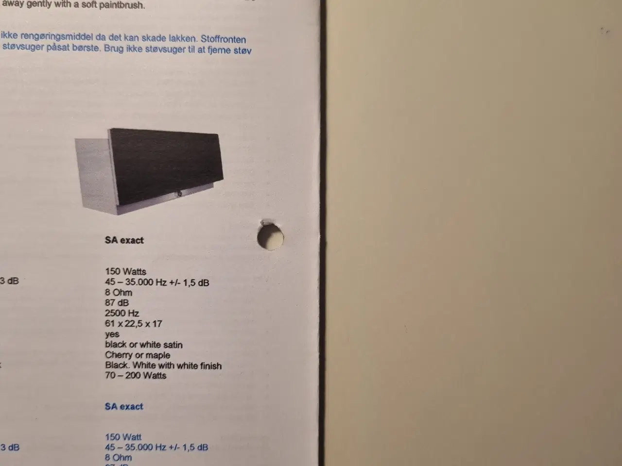 Billede 2 - Højtalere til salg SA exact