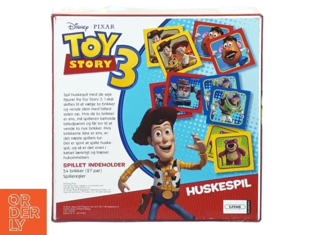 Billede 2 - Huskespil, toy story 3 fra Disney pixar (str. 19 cm)
