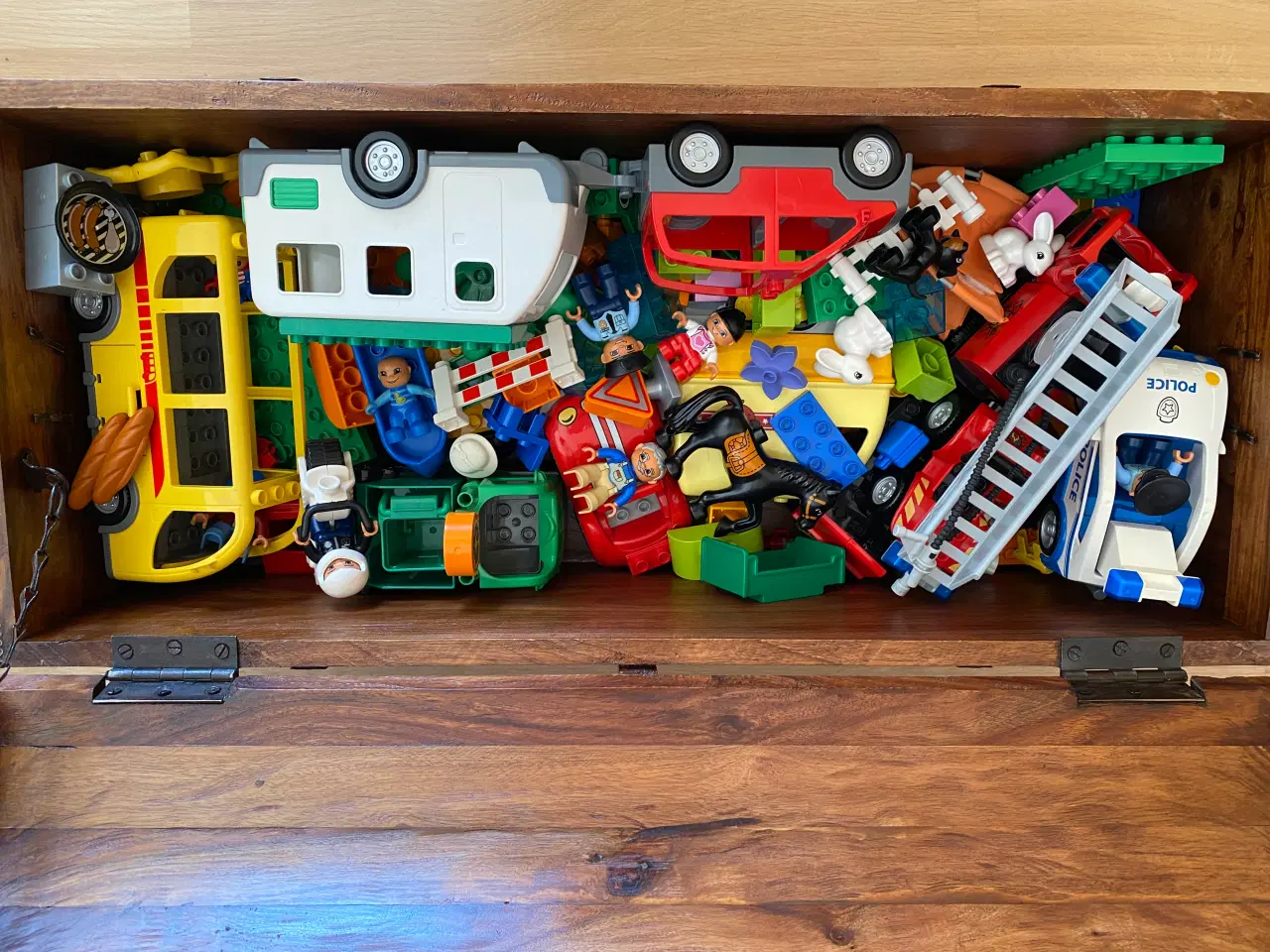 Billede 2 - LEGO Duplo 4 kg i solid trækiste