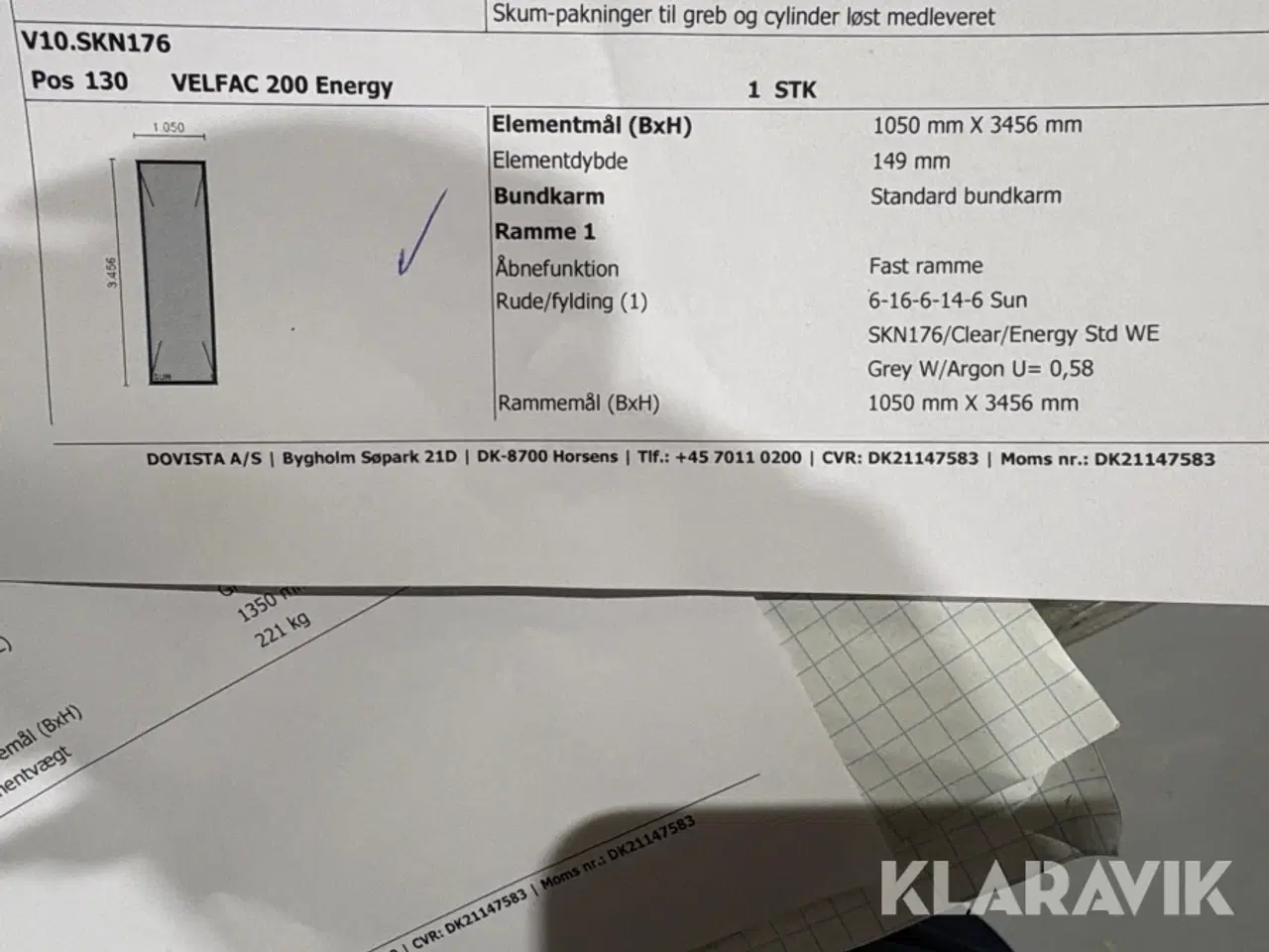 Billede 9 - Vinduer Velfac 200 energy - 3 styks
