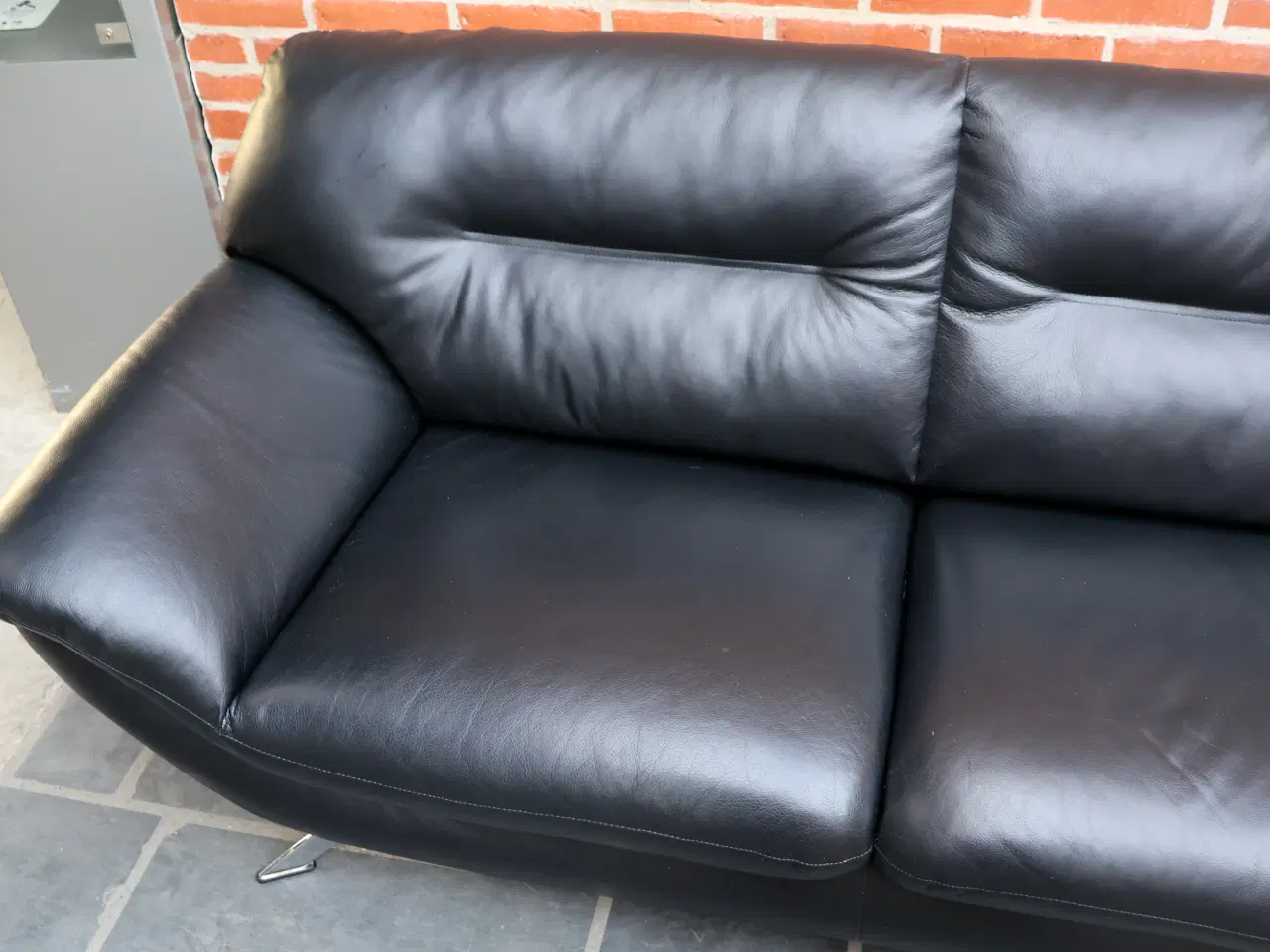 Billede 5 -  Hjort Knudsen Taastrup læder sofa