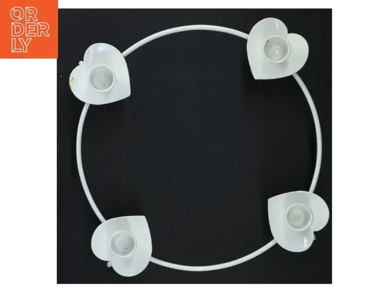 Billede 2 - Rund lysestage til fire lys (str. Ø 25x8 cm)