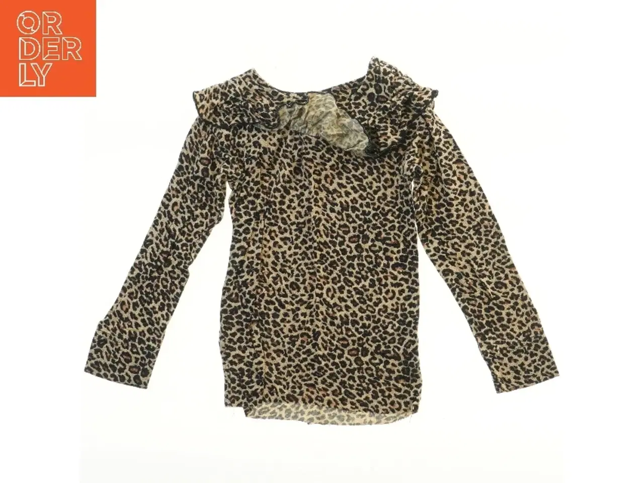 Billede 1 - Langærmet bluse med leopardmønster (str. 92)
