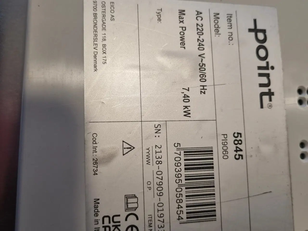 Billede 5 - Induktionskomfur fra Point