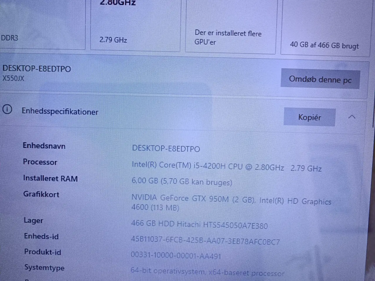 Billede 4 - Asus 15,6" skærm intel i5 2.80ghz