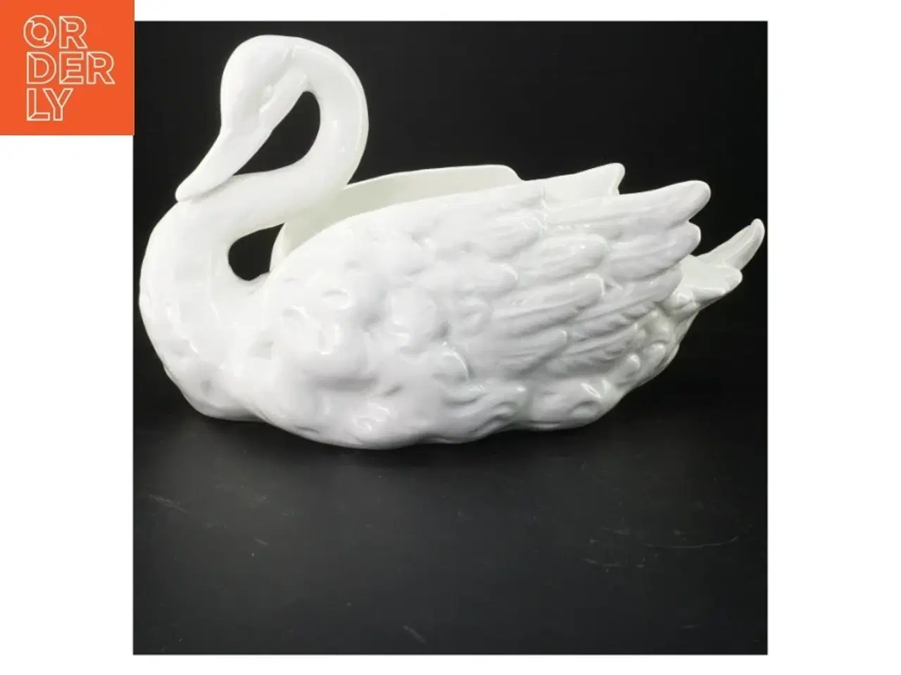 Billede 1 - Porcelænsskål i svanedesign (str. 36 cm)