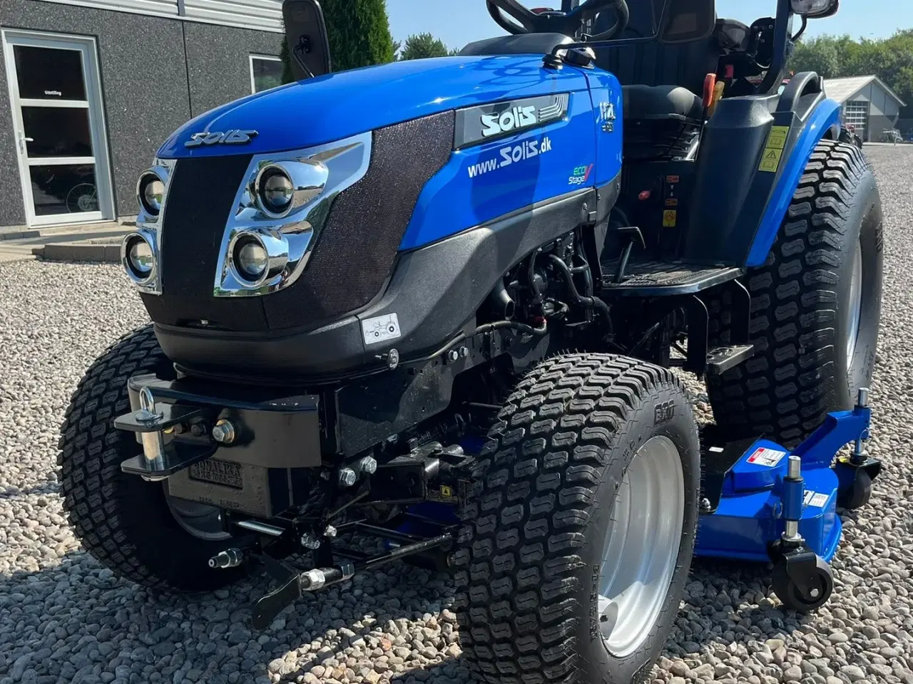 Billede 7 - Solis 26 HST Hydrostat Turf hjul og klipperbord