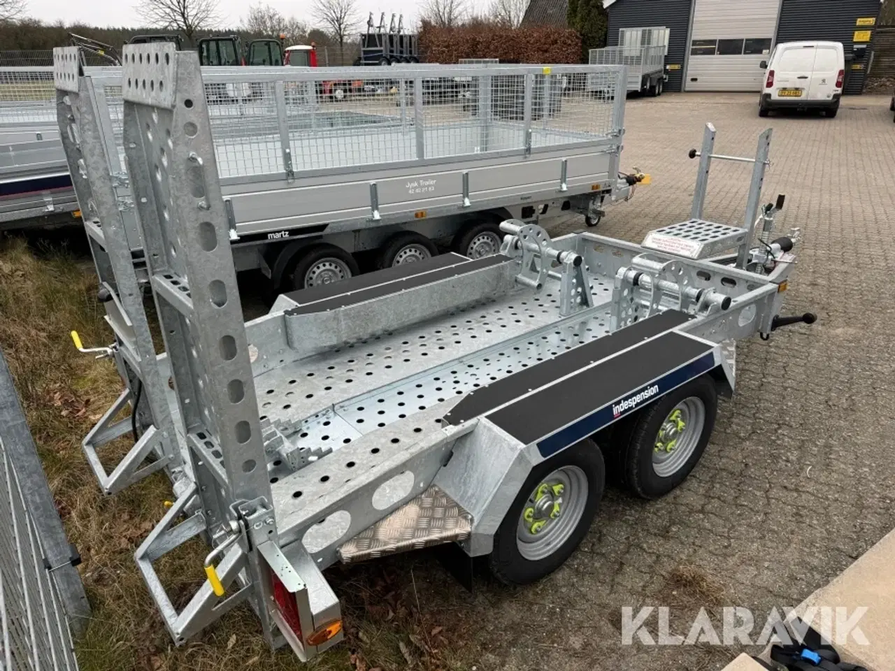 Billede 3 - Trailer til minigraver Indespension V67Z