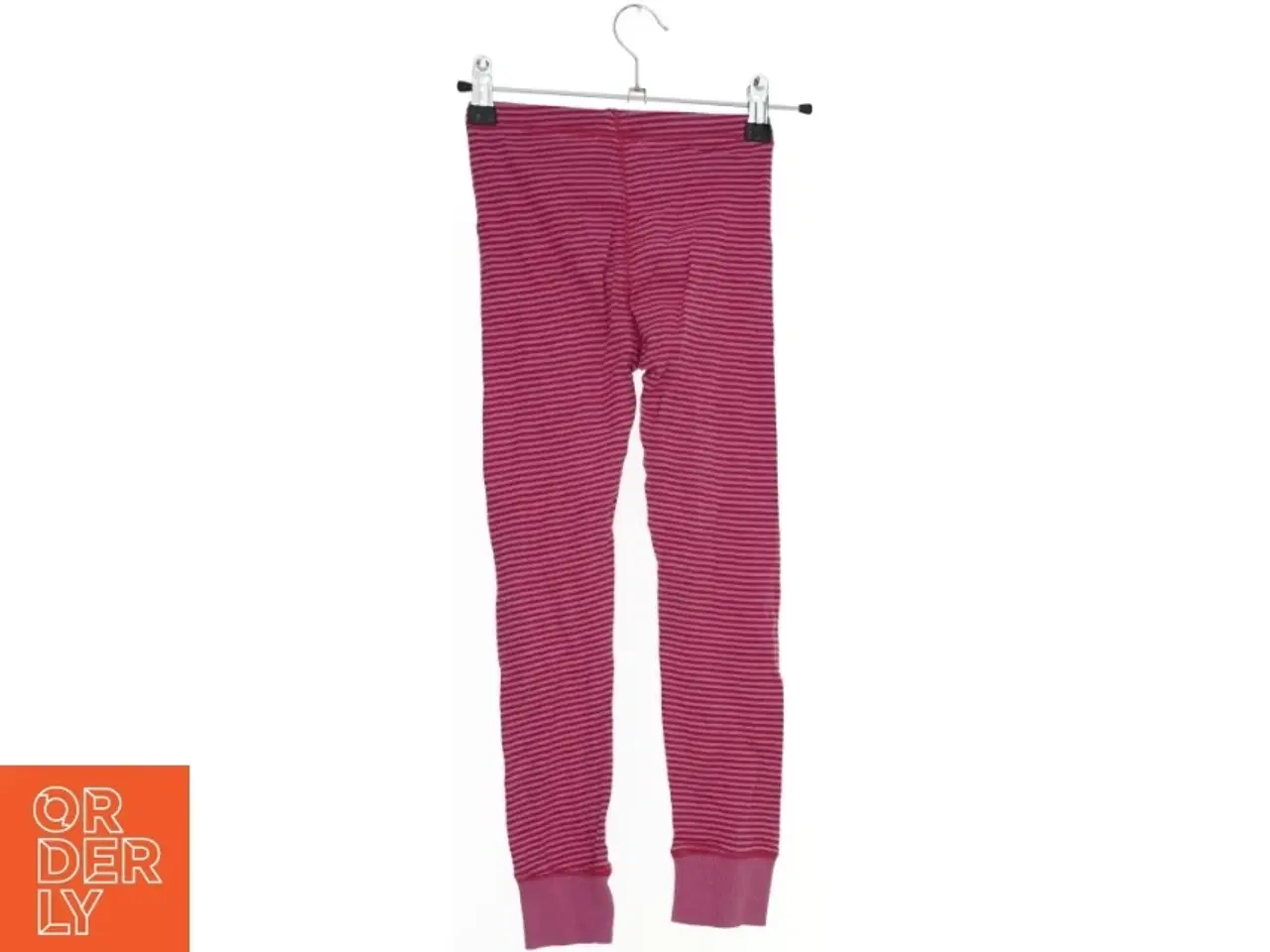 Billede 2 - Røde og hvide stribede leggings fra H&M (str. 122)