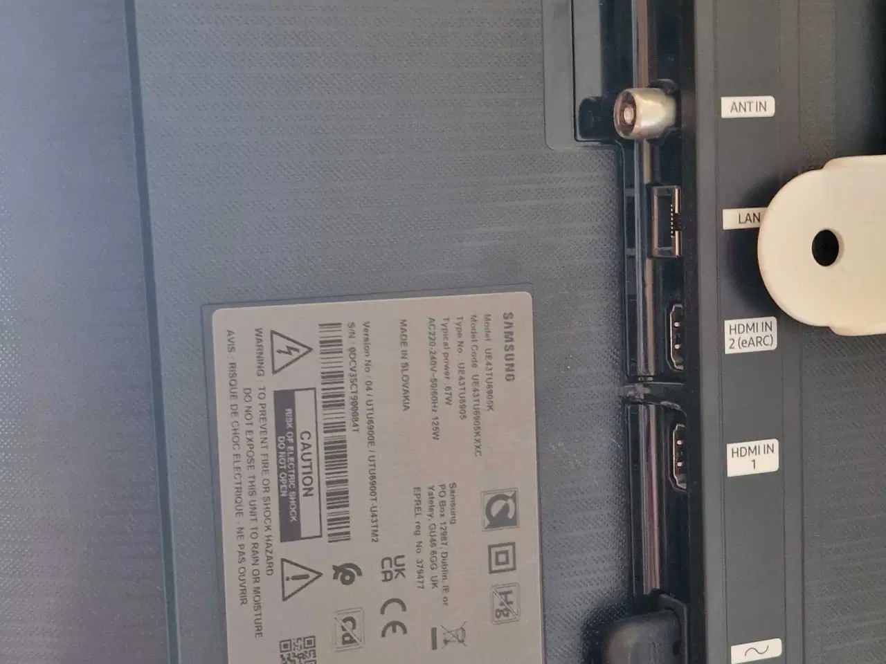 Billede 3 - Samsung 43"UHD Smart TV +Soundbar +TV sokkel.