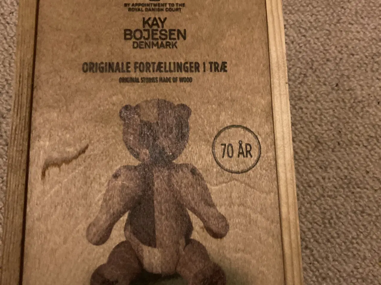 Billede 4 - Kay Bojesen Bjørn Lille - H 14,5 cm - Resttræ