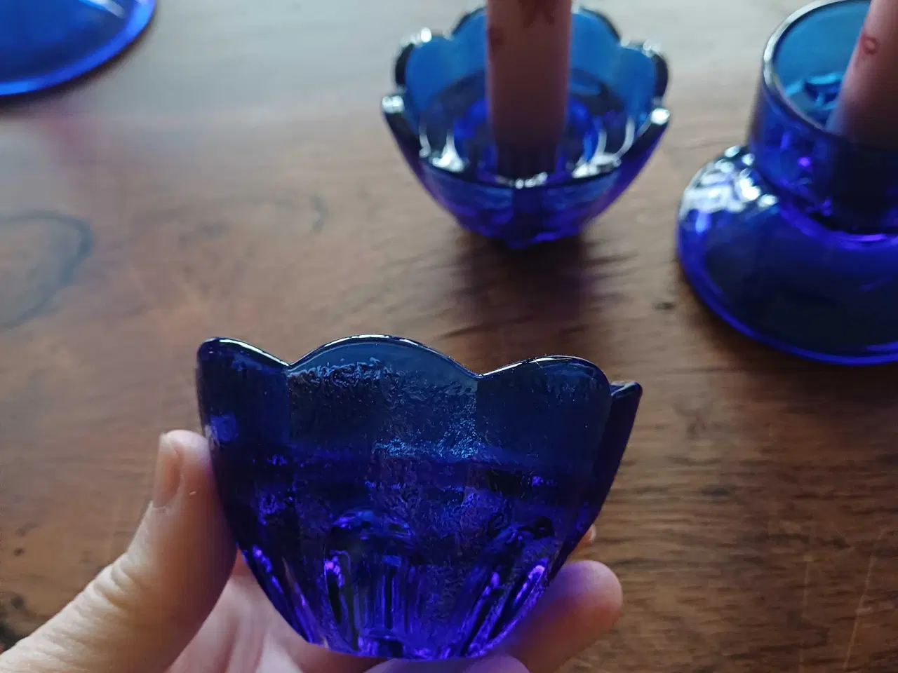 Billede 5 - Forskellige blåt glas