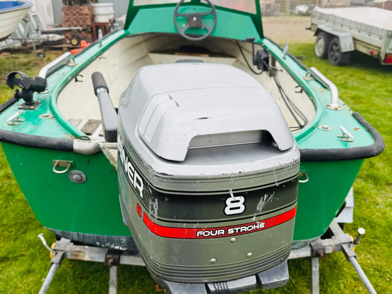 Billede 4 - Jolle og motor
