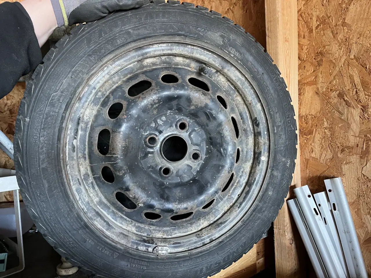 Billede 1 - Stålfælge på vinterdæk 