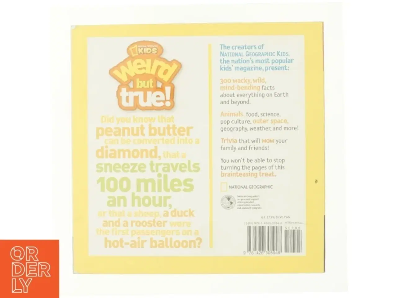 Billede 2 - Weird but True : 300 Outrageous Facts af National Geographic Kids (Bog)