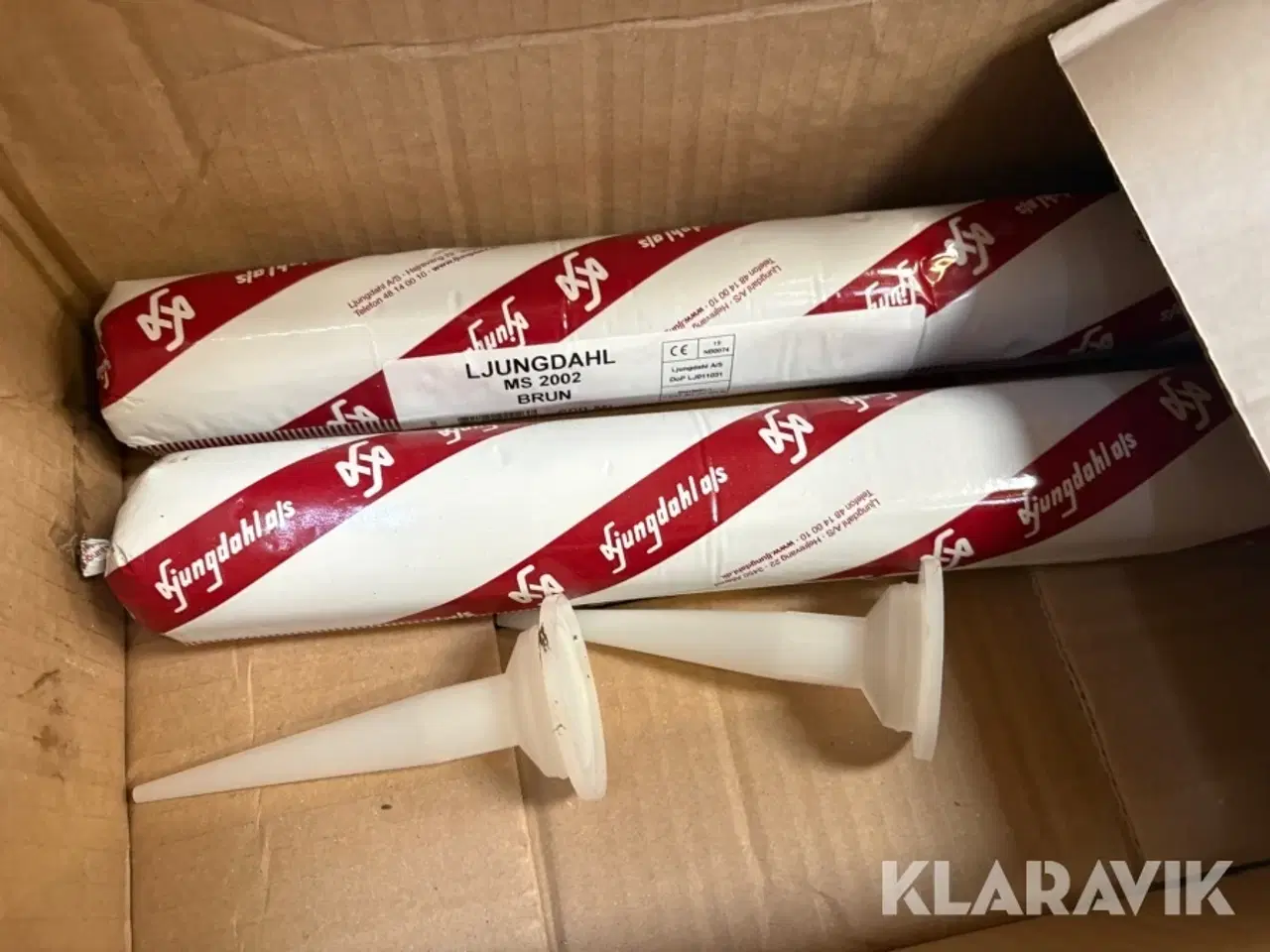 Billede 5 - Fugemasse Ljungdahl MS2002 lysgrå og brun 98 styk
