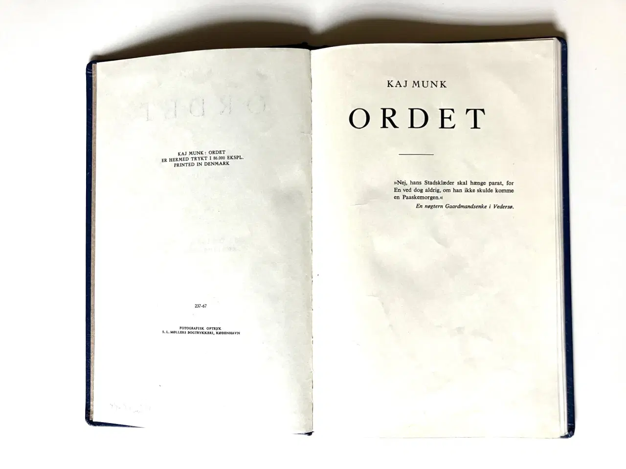 Billede 1 - Ordet Af Kaj Munk