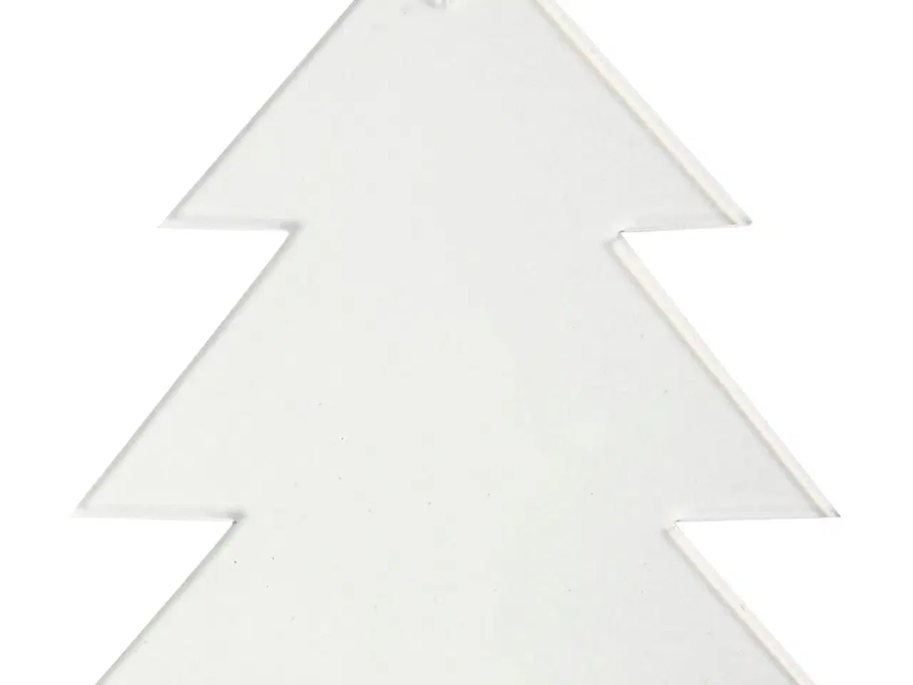 Billede 1 - Akrylophæng, juletræ, H: 8 cm, tykkelse 2 mm, 5stk./ 1 pk.