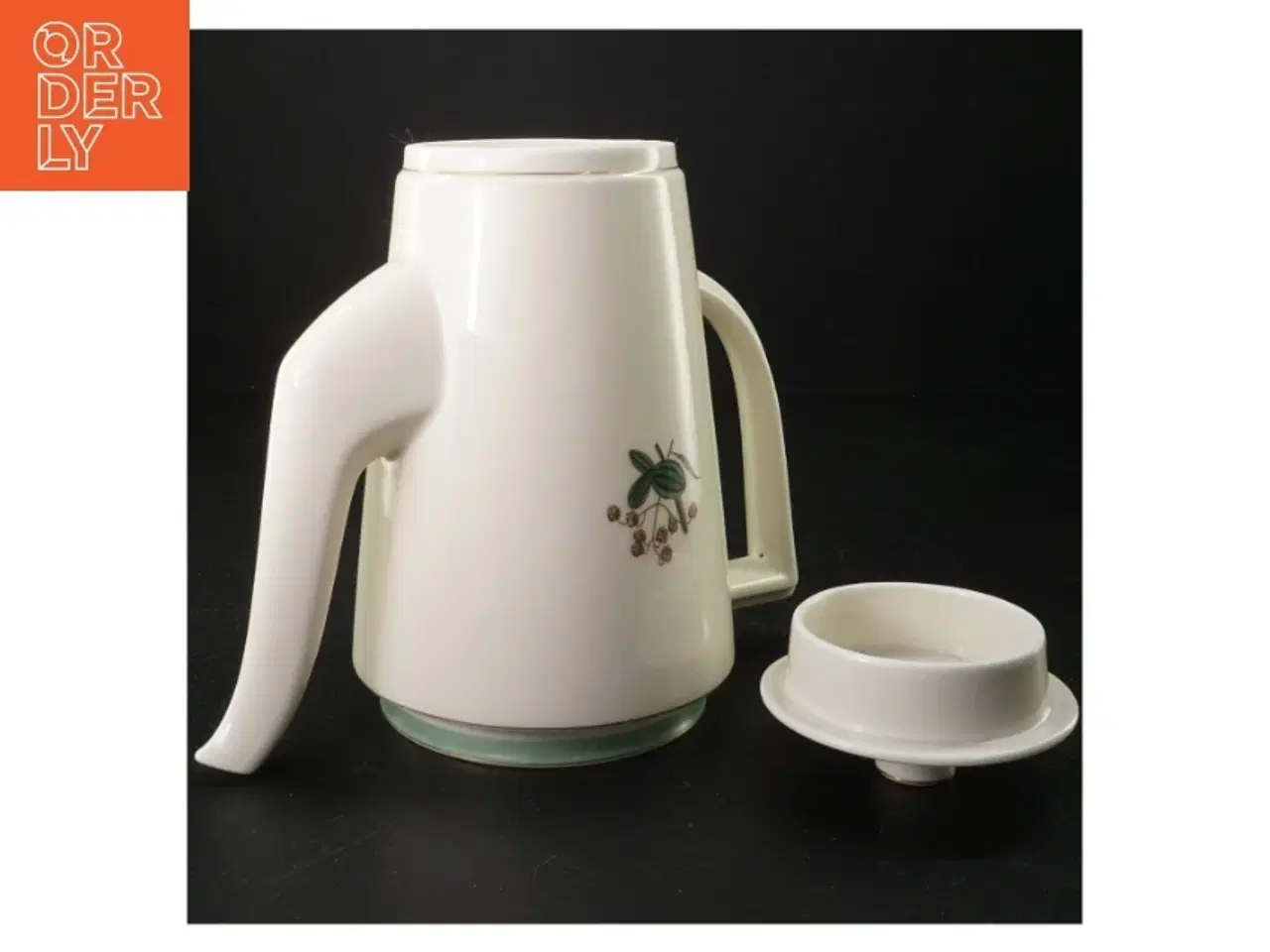 Billede 3 - Kaffekande med blomstermotiv fra Royal Copenhagen (str. 20 cm. 12 cm diameter)